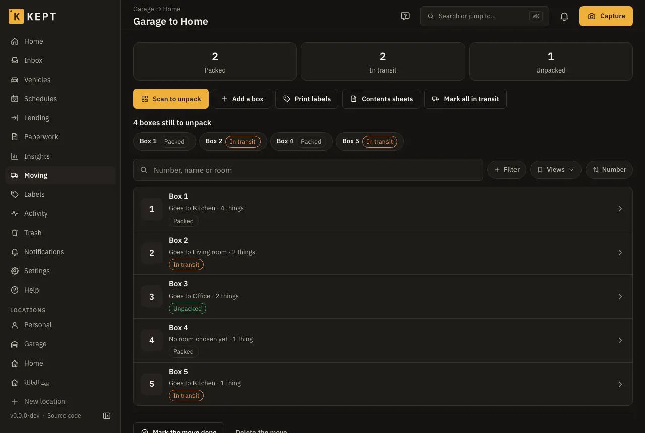 The same move in the dark theme